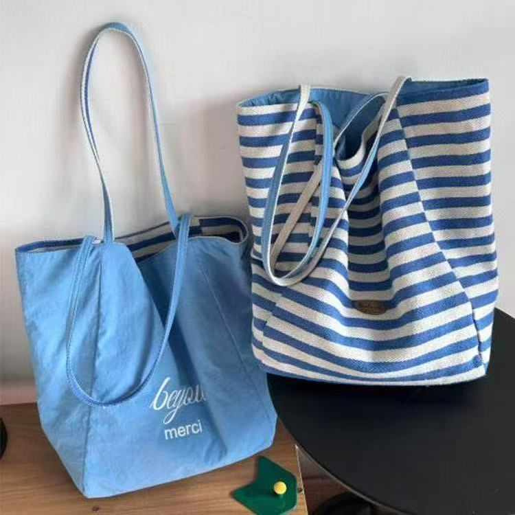 Reversible Canvas Tote Bag