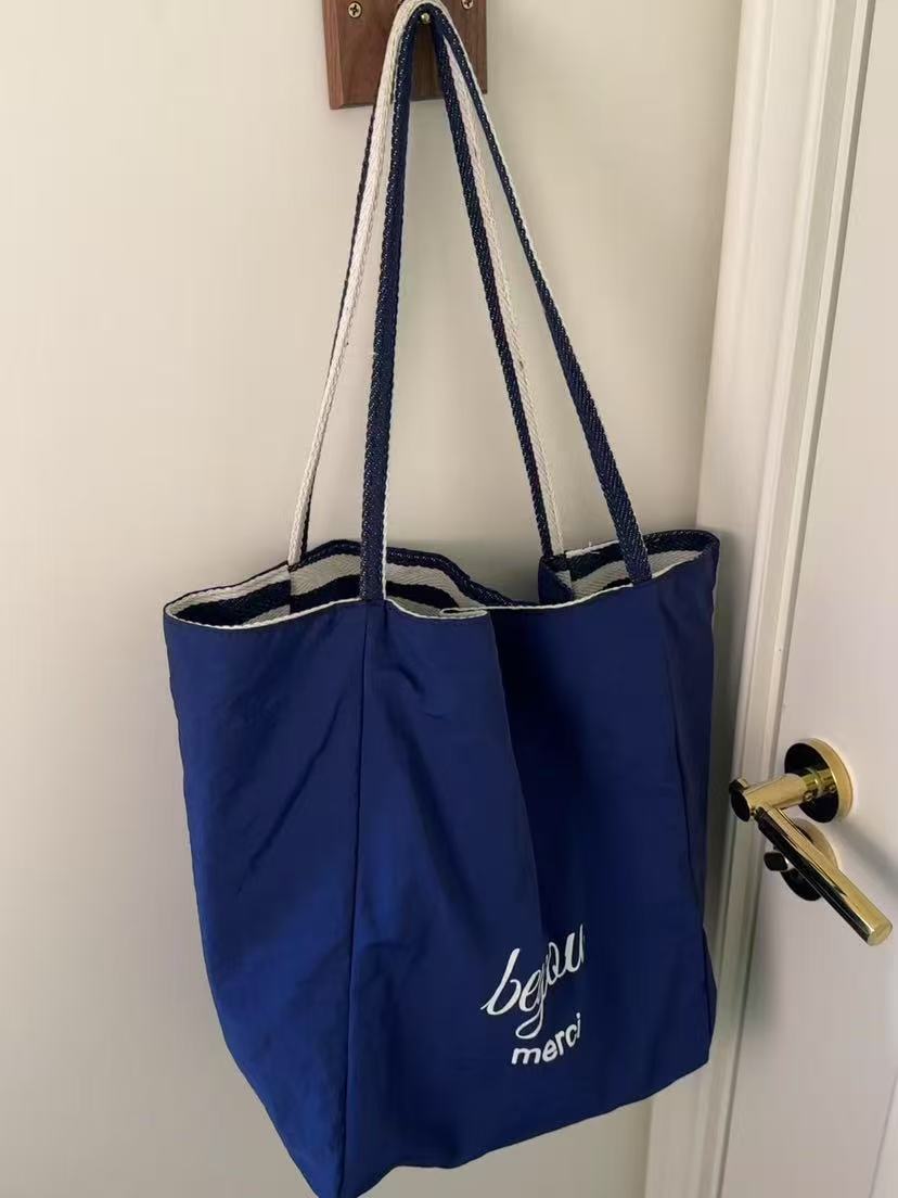 Reversible Canvas Tote Bag