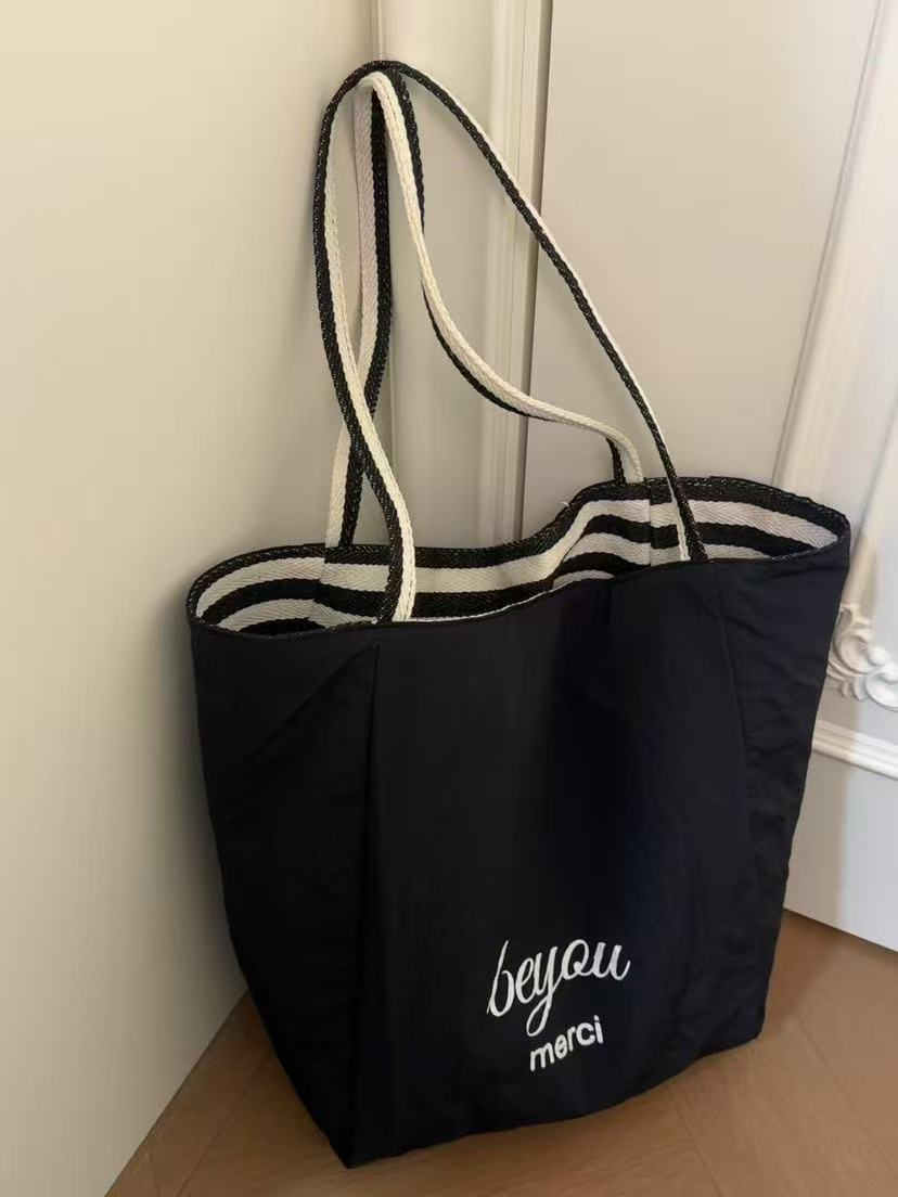 Reversible Canvas Tote Bag