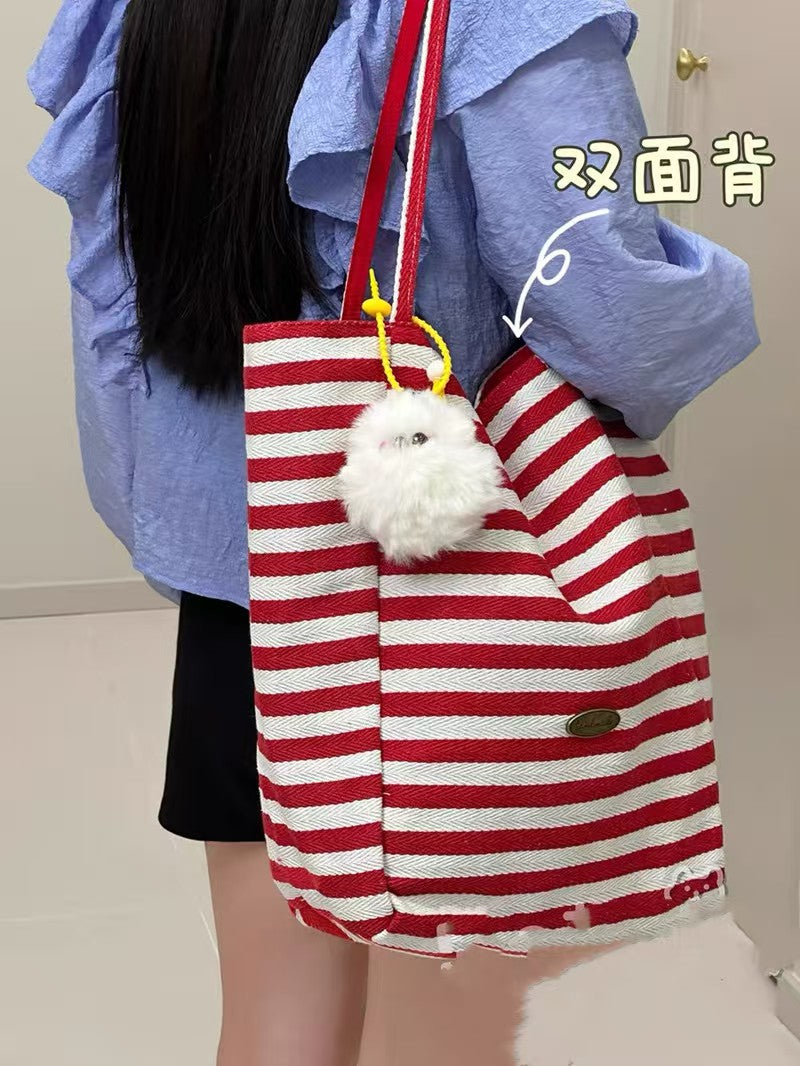 Reversible Canvas Tote Bag