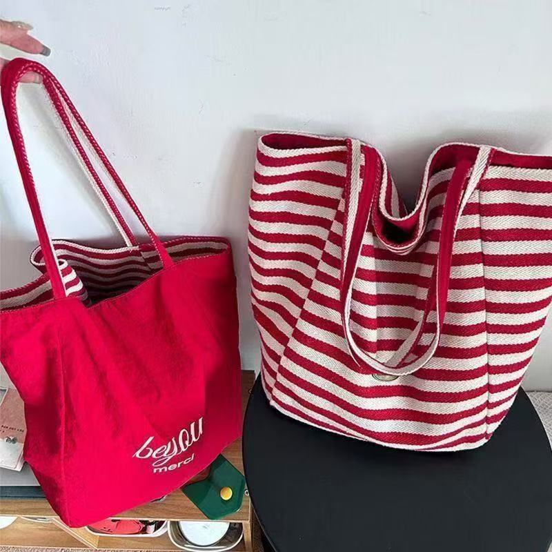 Reversible Canvas Tote Bag